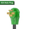 RVGUARD Welder Adapter Cord 12 Inch, NEMA 14-50P to 6-50R,