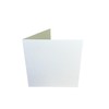 DJP 5x5" Square Creased Blank White Smooth Cards & Envelopes