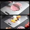Katuchef Cutting Boards, Stainless Steel Cutting Board For Kitchen, Double