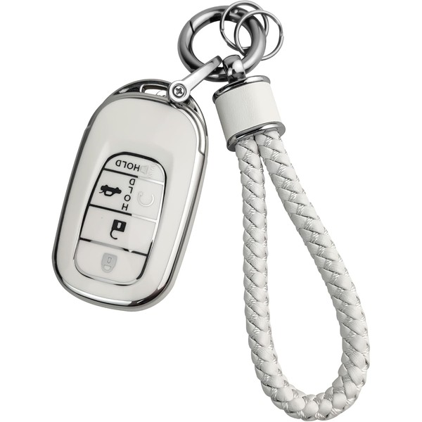 JOYEAR for Honda Keychain with Key Fob Cover Compatible with