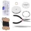 Jewelry Making Tool Kit Earring Crafts DIY Lobster Clasp Wax