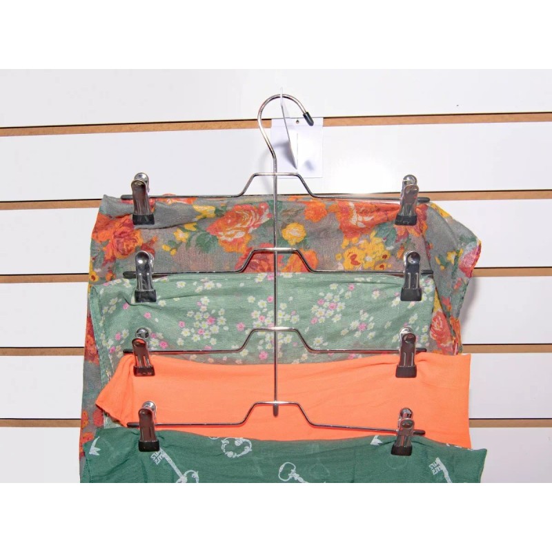 Exhivit Gancho De Ropa Con Pinza Para Pantalon C/4 Niv