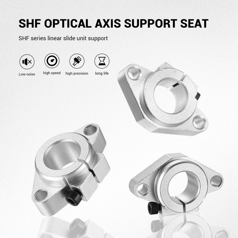 YIMATEECO SHF20 Shaft Support Blocks Linear Guide Shaft Holder, 4