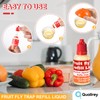 Qualirey 12 Pack Fruit Fly Trap Refill Liquid, 0.68oz/ Bottle