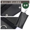 KASSAI Genuine Leather Key Case, 6 Rows Ring, Trifold, Men's,