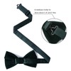 HOULIFE Men's Bow Tie Set - Adjustable Velvet Bow Tie,