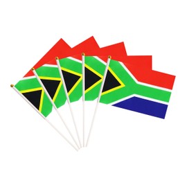 50 Pack South Africa South African Flags Small Mini Hand Held South Africa South African Flags on Stick Flags, Miniature National Country Flags,Party Decorations Supplies for Parades,International Festival