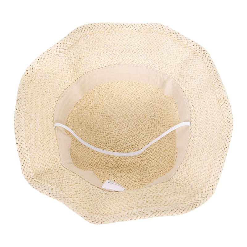 Straw Hat Girls Summer Beach Hat Anti UV Straw Hat
