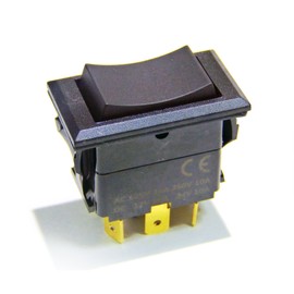 Genssi Rocker Switch On Off On Momentary Type DPDT 12V 20A or 24V 10A