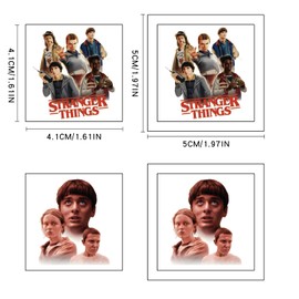 40Pcs Stranger Things 5 Movie Temporary Tattoos for kids,Goodie Bag Stuffers Party Supplies Birthday Decoration Gifts for Girl Boys Home Activity Class Prizes Carnival Christmas Rewards
