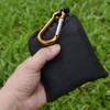 Portable Outdoor Picnic Mat Waterproof and Moisture-Proof Camping Blanket (Black)