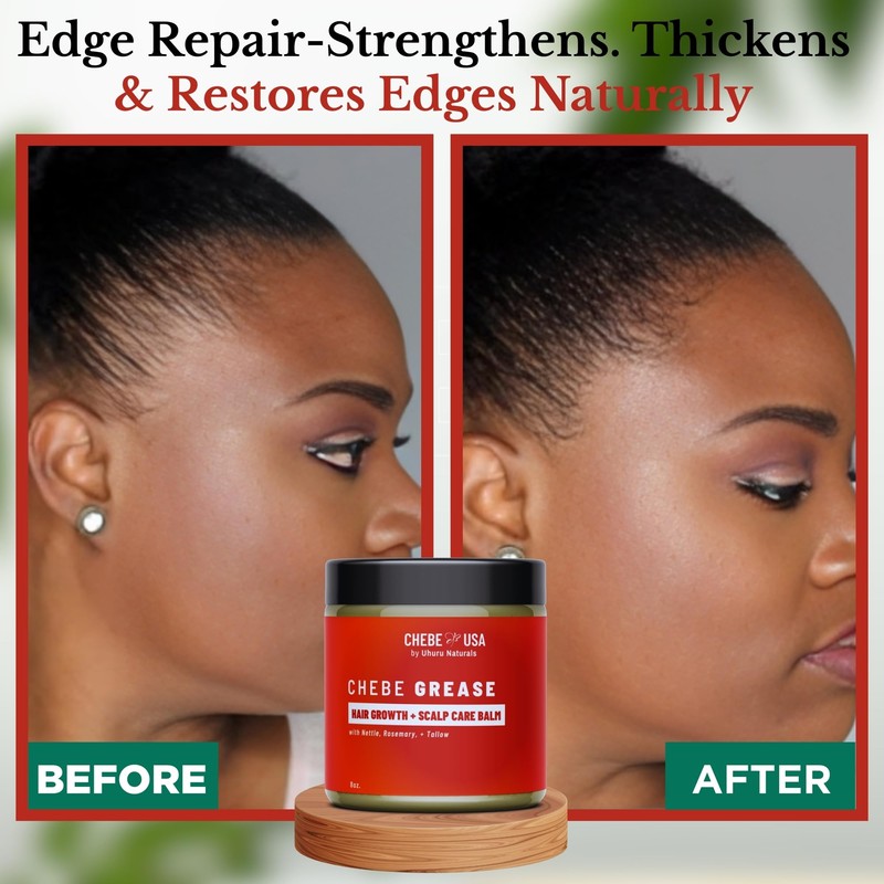 ORIGINAL Chebe Hair Growth Grease with Rosemary & Grass-Fed Tallow
