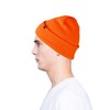 DALIX Cuff Beanie Cap 12" in Neon Orange