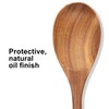 2 Pcs 12" Long Wood Cooking Spoons Large Spoon for