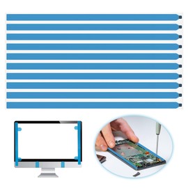 10pcs Privacy Screen Adhesive Strips Laptop Screen Double Sided Tape for Laptop Mobile Phone LED Display Replacement for Easily Installing Laptop Privacy Screen Protector Screen 220*8*0.3mm