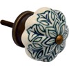 Nicola Spring Ceramic Cupboard Drawer Handle Knobs - Vintage Flower