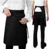 YIBOOOM Cafe Apron, Sommelier Apron, Apron, Bib, Restaurant, Unisex, Kitchen,