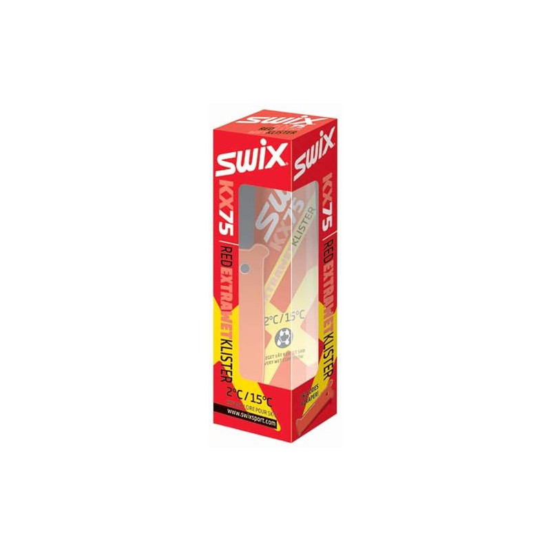 Swix Klister Wax 55G Red Extra Wet/Kx75
