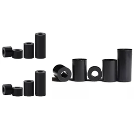 Black Nylon Spacers Plastic Standoff Washers (Pack of 10) (M6 / 6mm, 10mm)