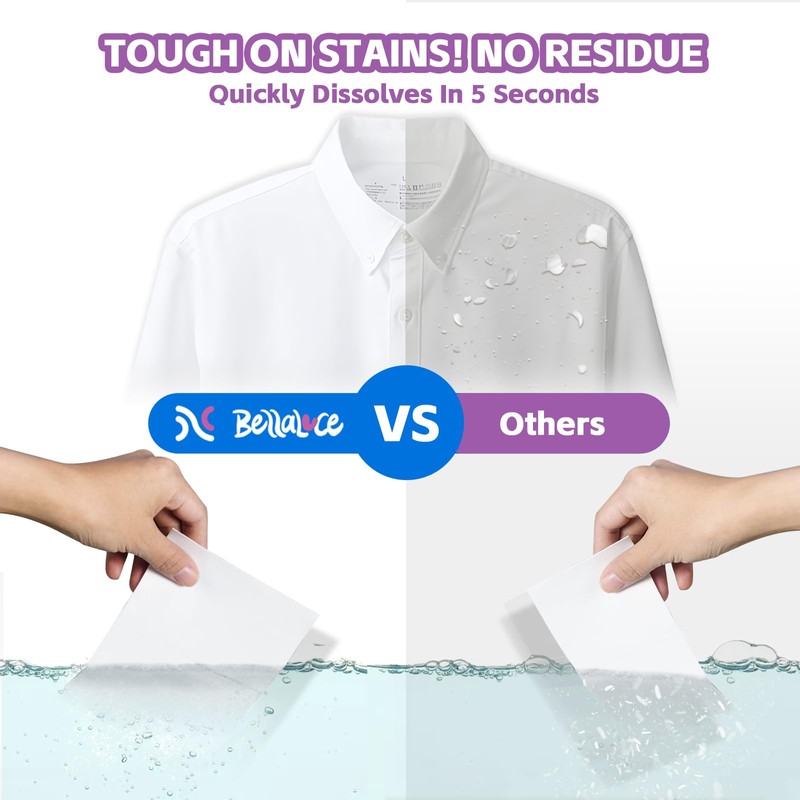 BellaLuce Laundry Detergent Sheets - Laundry Sheets, 400 Loads, Eco-Friendly,