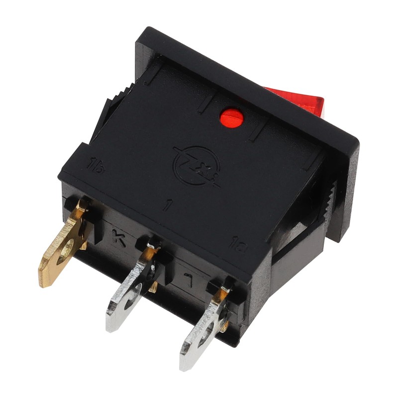 Smgda 10pcs Rocker Switch, 3 Pin 2 Pole 6A/250V 10A/125V