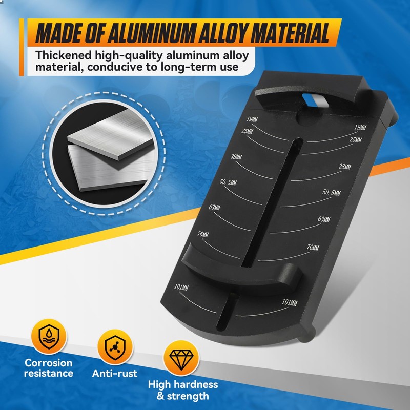 Pipe Deburring Tool, Aluminum Alloy Deburring Tool for Plastic Pipe,