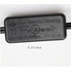 6 Feet Lamp Cord with Switch,1 Pack 2 Prong 18AWG