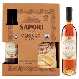 Sapori Confezione Cantucci e Vino, 1 Confezione