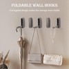 Foldable Wall Hooks Wall Mount,Folding Coat Hooks,Heavy Duty Folding Hooks