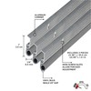 M-D Building Products 01073 Silver Aluminum and Vinyl Screw-on Top