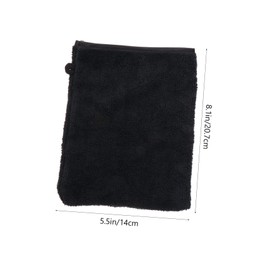 FRCOLOR 3Pcs Microfiber Beauty Gloves for Makeup Removal and Facial Cleaning Durable Reusable Washing Mitts Gentle Exfoliating Scrubbers for Sensitive Skin and Travel