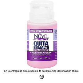 Quita esmalte Nuvel extra humectante 180 ml