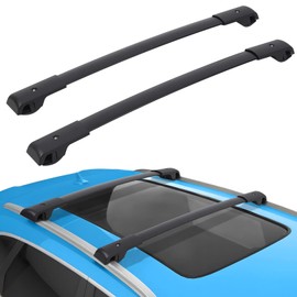 MERXENG Roof Rack Cross Bar Fit for 2014-2018 Subaru Forester, Heavy Duty Steel Main Body Subaru Cross Bars for Rooftop Cargo Carrier Bag Basket Kayak Canoe Bike Snowboard
