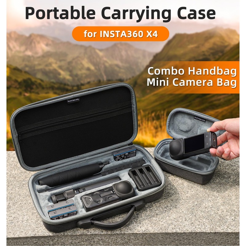 CamGo Sunnylife Combo Carry Case for Insta360 X4 / X5