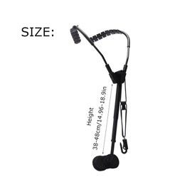 N / B Generic Saxophone Shoulder Harness, Comfortable Saxophone Neck Strap Hook, Aluminum Metal Holder for Horn Tenor Baritone Alto Soprano Clarinet