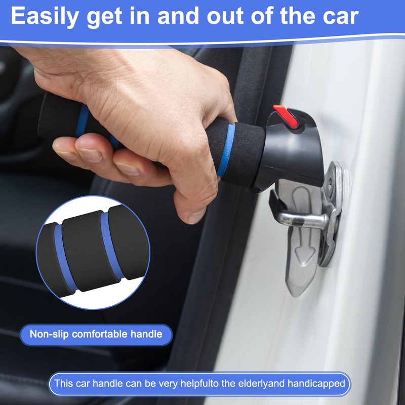TONINT 2 Packs 3 in 1 Car Handle Assist,Car Door