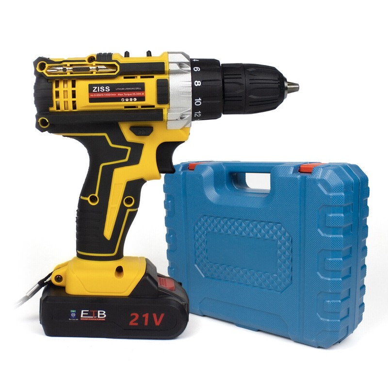 Ziss 21V 34IN1 Electric Cordless Drill Impact Drill Combo Set