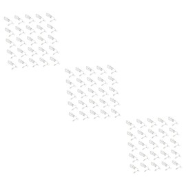 TEHAUX 3sets Metal Clip on Earring Base Triangle Earring Findings for Diy Making Supplies 50pcs*3