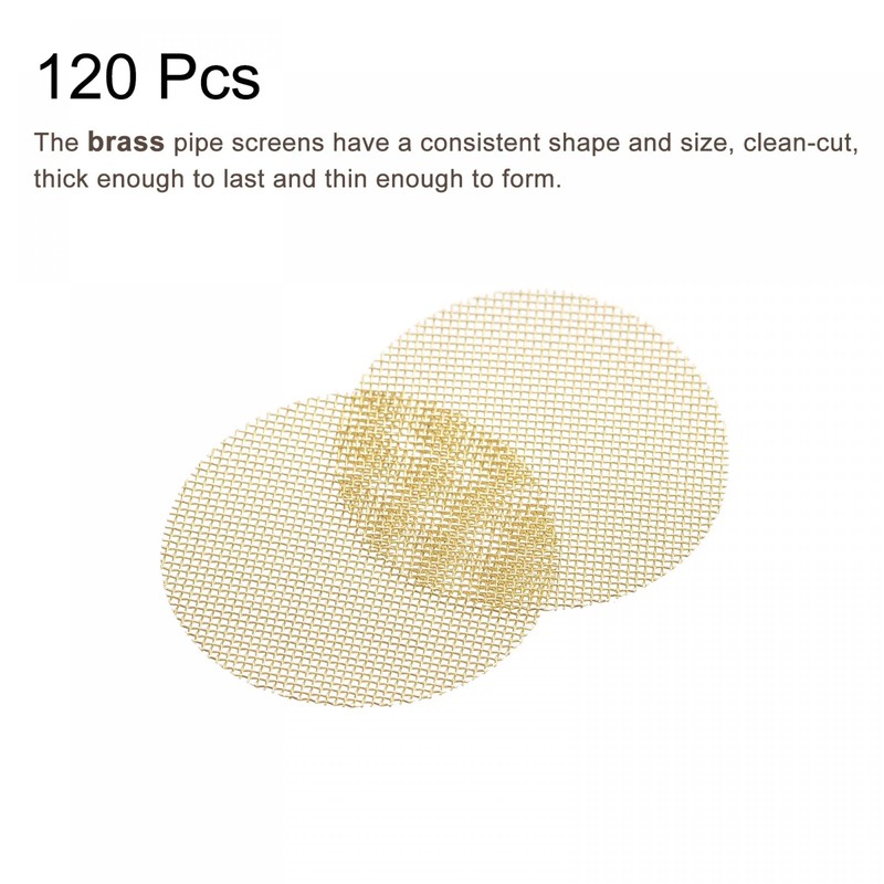 sourcing map Pipe Screen Brass Screens, 3/4 Inch(19mm) Diameter for