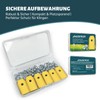 HAUSPROFI 60 x Titanium Blades Ultra Sharp Replacement Blades Suitable