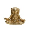 Sagebrook Home 14452-01 Polyresin 8" Meditating Elephant, Gold