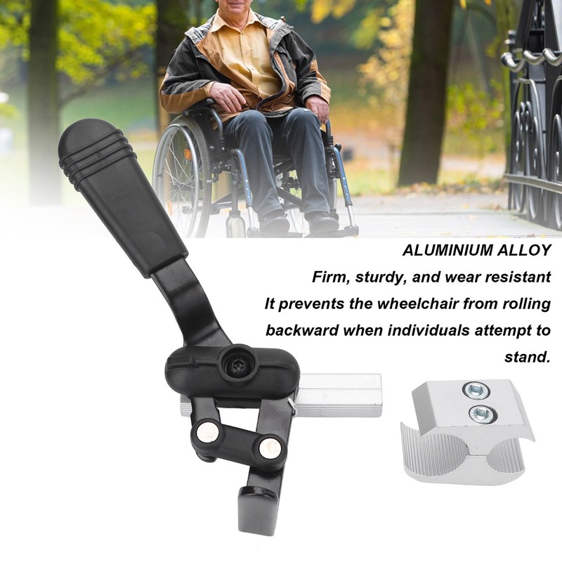 Wheelchair Brake 25mm / 1in Heavy Duty Aluminium Alloy Wheelchair
