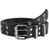 White Fang BT280 Women's Belt, Leather, Stylish, Chain, Keyring, Lock,