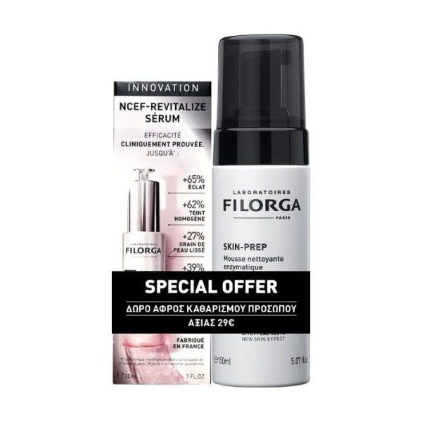 Filorga Promo Set with NCEF-Revitalize Anti-Wrinkle Face Serum 30ml &