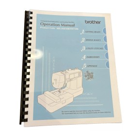 Brother Reprint Manual Brother Innov-is 950 D Innovis Embroidery Sewing Machine Bound