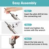9Pcs Masonry Concrete Hole Saw Kit (30 40 65 80
