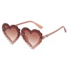 [G.Schaf] Sunglasses Kids Baby Kids Heart Shaped Edge Lace UV