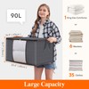 Lifewit Large Capacity Clothes Storage Bag Organizer with Reinforced Handle