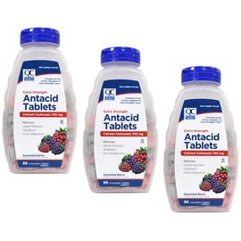 PACK OF 3 EACH QC ANTACID CHEW XSTR BERRY TUM 96TB PT#63551594753