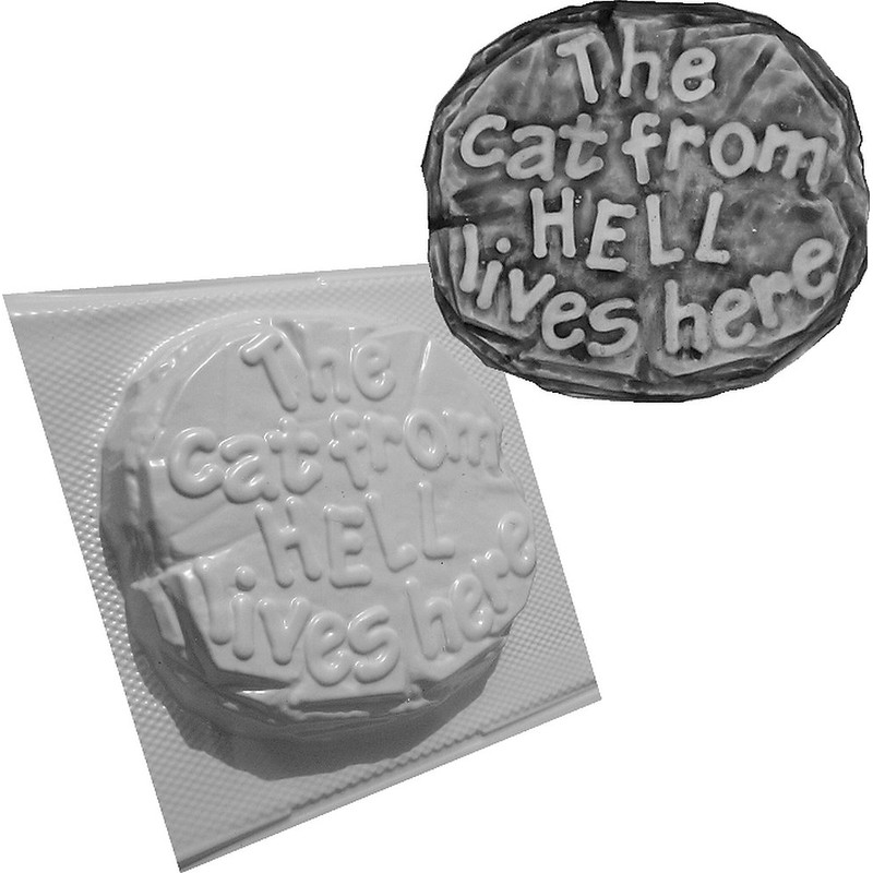 Set of 4 Cat Dog Themed Concrete Moulds